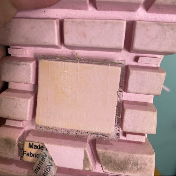 Jeffrey Campbell Pink Platform Sneakers Shoes Sz 7 - Picture 13 of 13